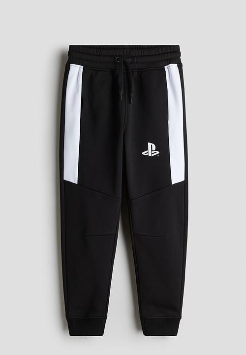 H&M - Jersey joggers - black playstation