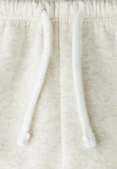 H&M - Brushed-inside joggers - light beige marl