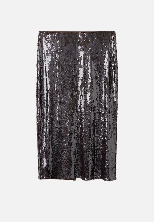 MANGO - Skirt xjaviera - brown