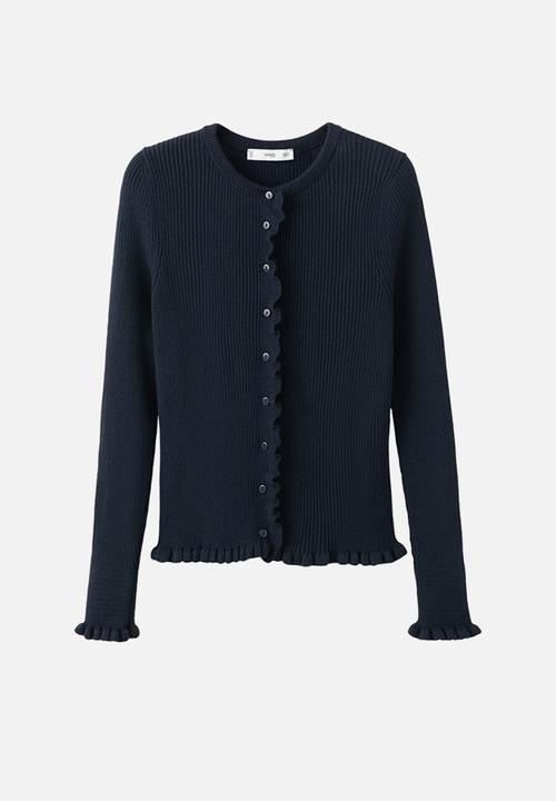MANGO - Cardigan waves - navy