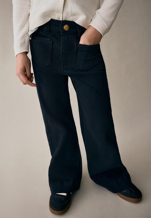 H&M - Flared leg jeans - black