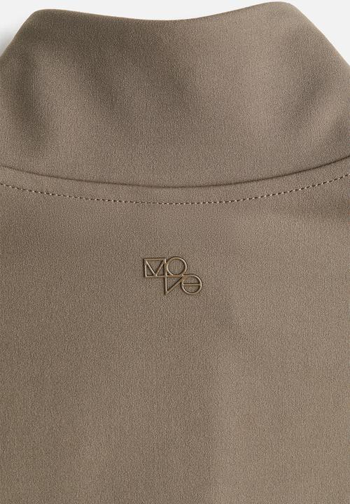 H&M - Zip-through sports jacket with softmove™ - dark beige