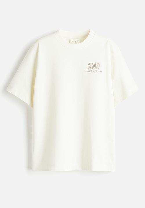 H&M - Sports top with drymove™ - ivory white