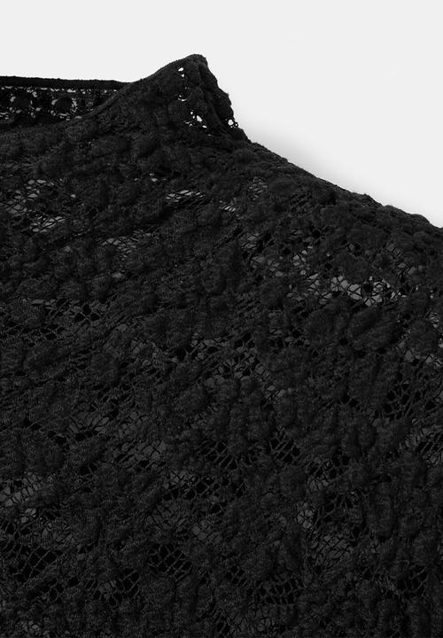 MANGO - Top xselena - black