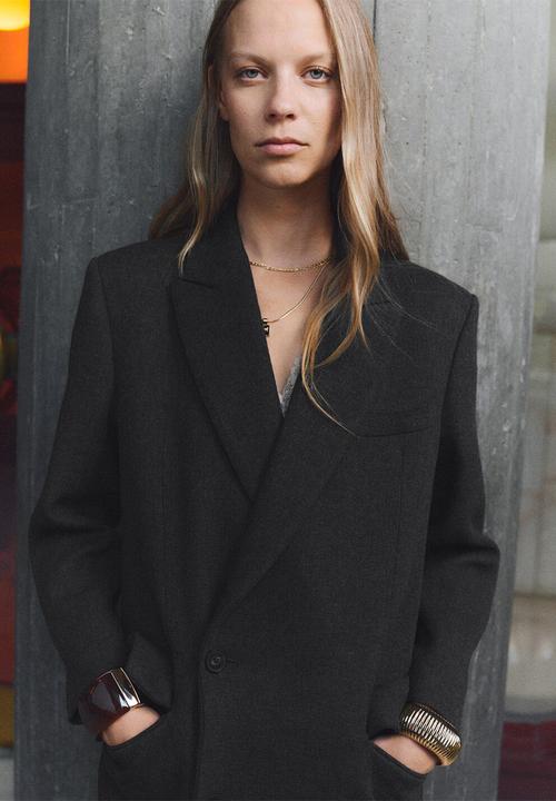 MANGO - Coat santana - gray