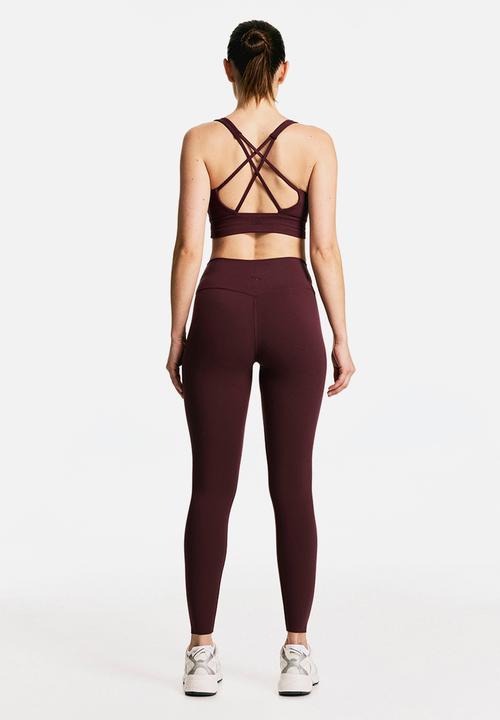 H&M - Sports leggings with softmove™ - light burgundy