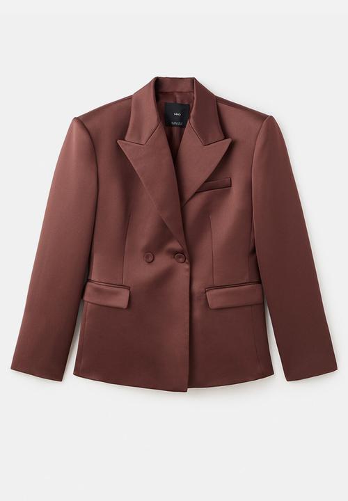 MANGO - Blazer gilda - brown