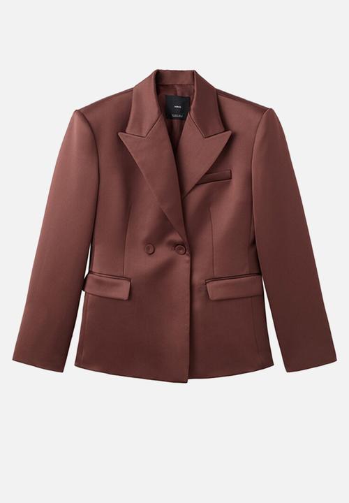 MANGO - Blazer gilda - brown
