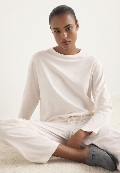 MANGO - Pyjama combojer- light/pastel yellow