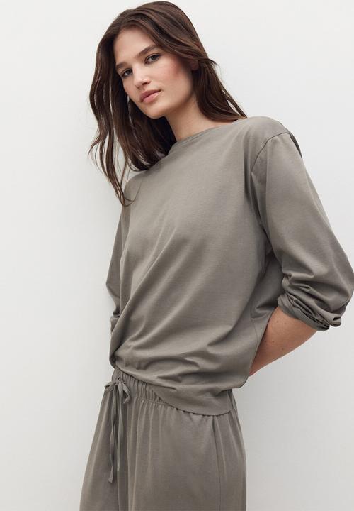 MANGO - Pyjama combojer- brown