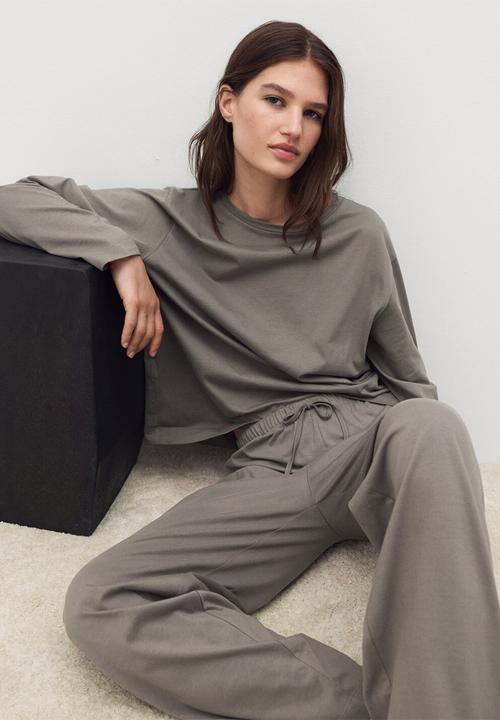 MANGO - Pyjama combojer- brown