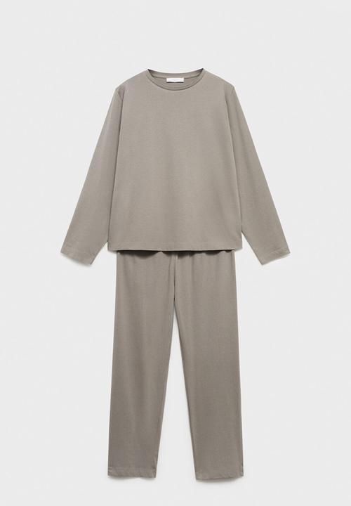MANGO - Pyjama combojer- brown