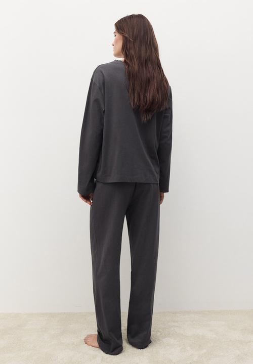 MANGO - Pyjama combojer- charcoal