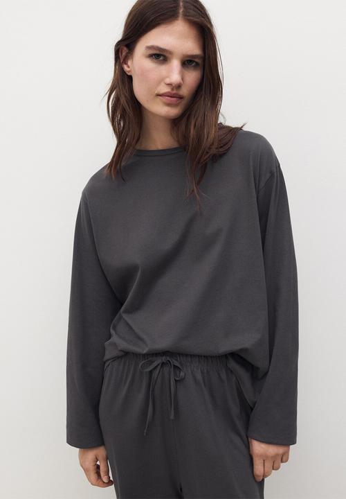 MANGO - Pyjama combojer- charcoal