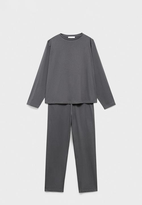 MANGO - Pyjama combojer- charcoal
