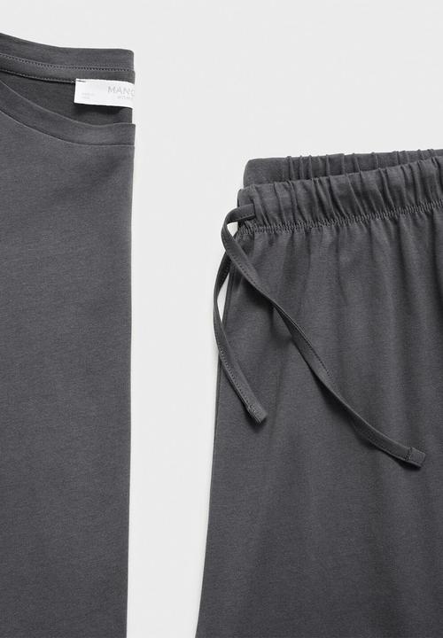 MANGO - Pyjama combojer- charcoal