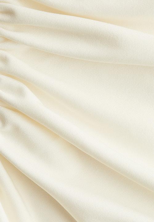 H&M - Ruched top - cream 