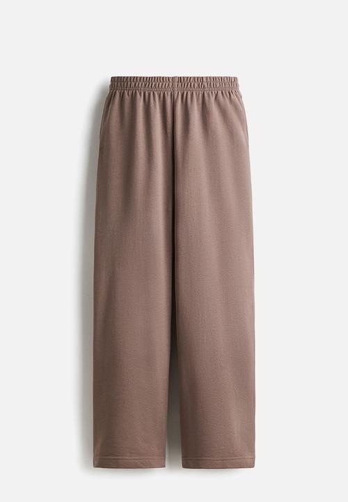 H&M - Sweatpants - dusty brown