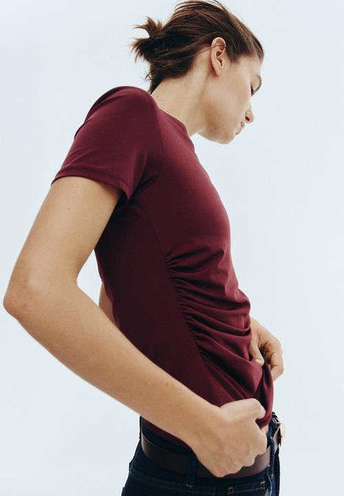 H&M - Ruched top - 1288749003