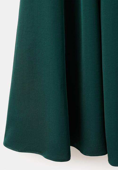 MANGO - Dress ruby - green