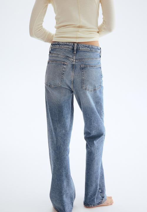 H&M - Bootcut high jeans -  denim blue 