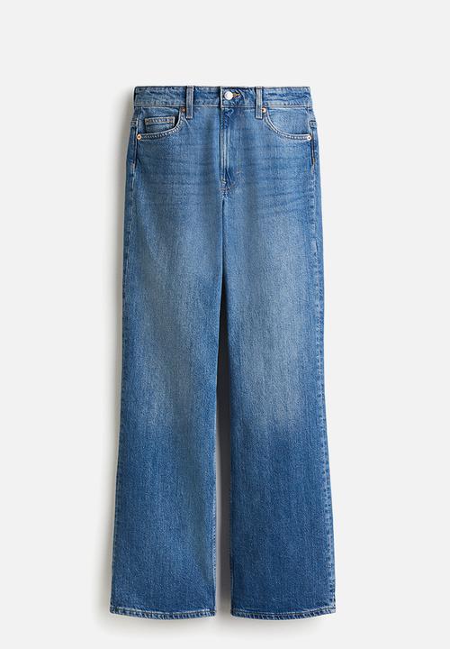 H&M - Bootcut high jeans - denim blue 