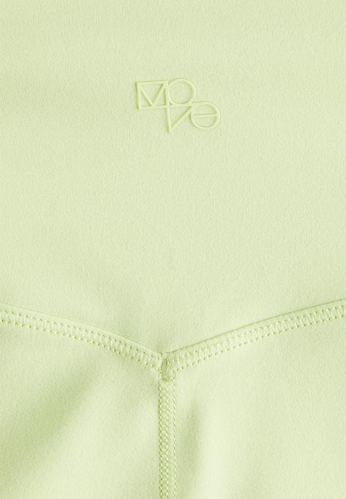 H&M - Sports cycling shorts with softmove™ lycra® - light green