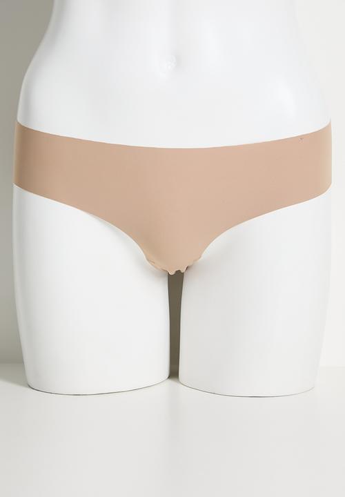 Cotton On - The Invisible Bikini Brief 5Pk - Black/Frappe/Maple Sugar/Black/Frappe