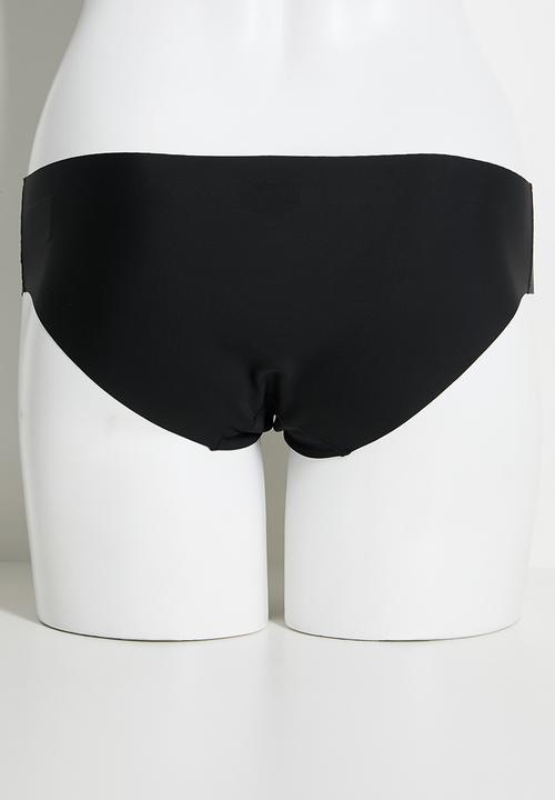 Cotton On - The Invisible Bikini Brief 5Pk - Black/Frappe/Maple Sugar/Black/Frappe