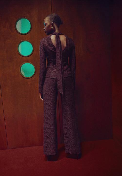 MANGO - Shirt xgrace - dark red