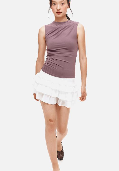 H&M - Draped vest top - dusty purple