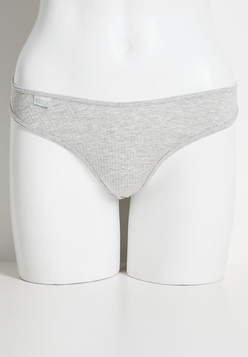 Cotton On - Organic Cotton Rib Cheeky Brief 5 Pck - multi
