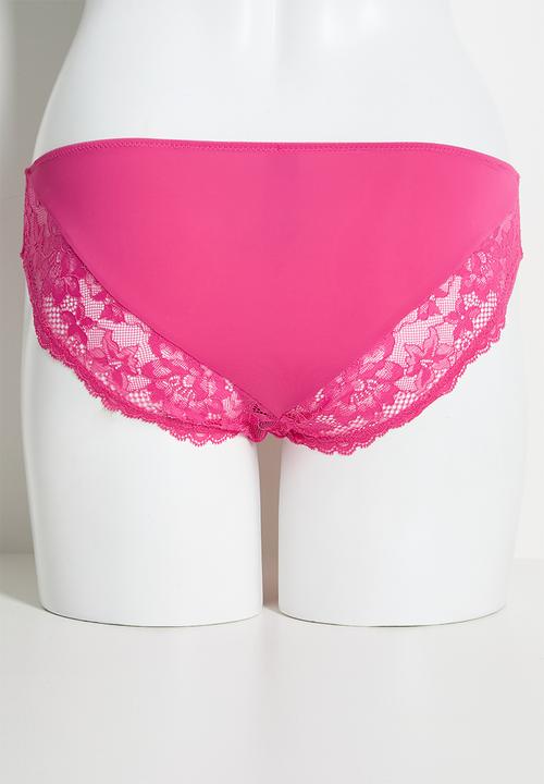 DORINA - Willa-2pp brief - pink & black