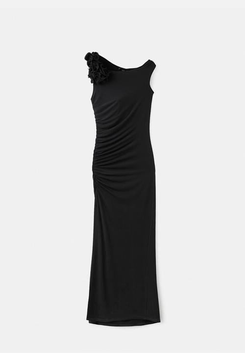MANGO - Dress xrosa - black