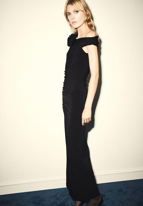 MANGO - Dress xrosa - black