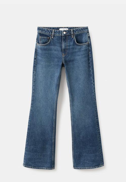 MANGO - Jeans selena - open blue