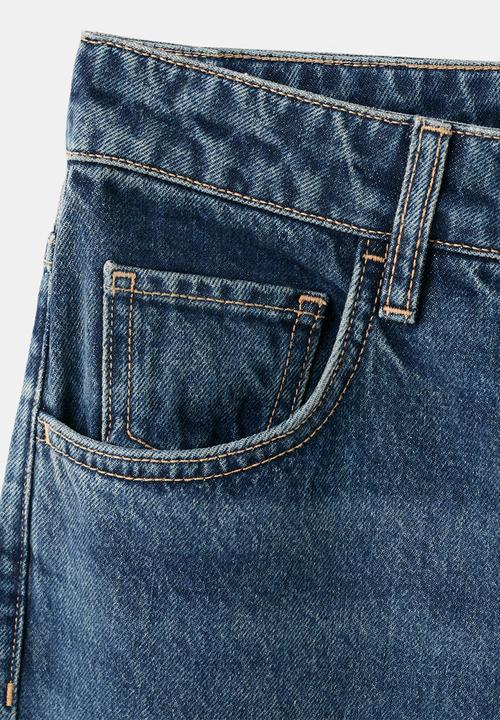 MANGO - Jeans selena - open blue