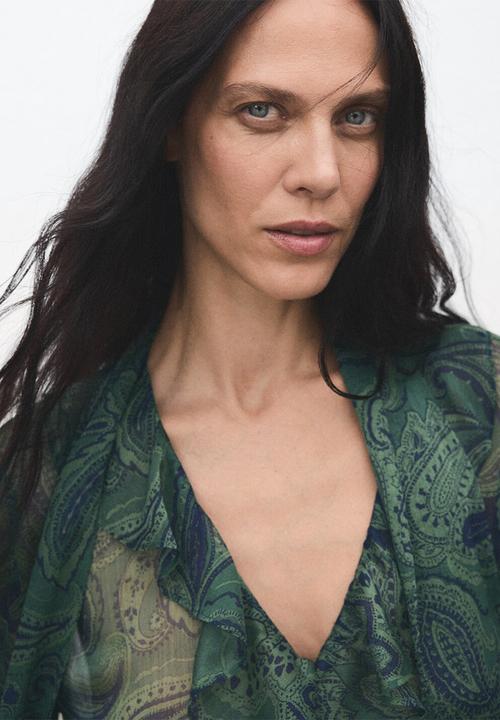 MANGO - Blouse divine - green