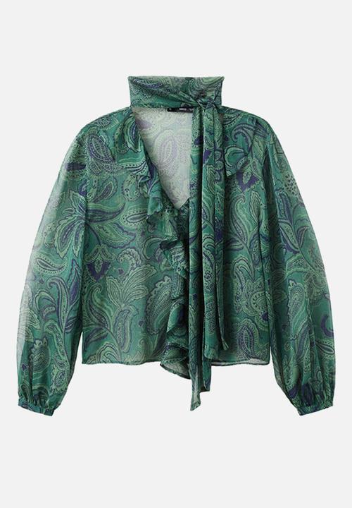 MANGO - Blouse divine - green