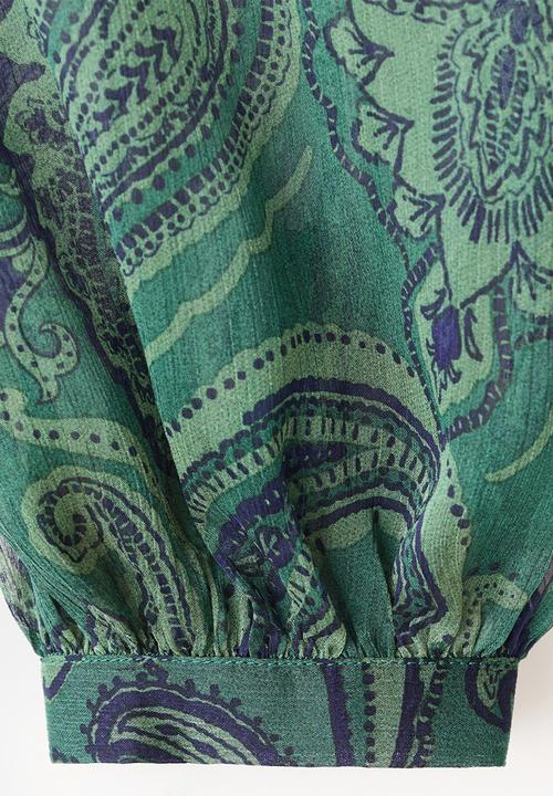 MANGO - Blouse divine - green
