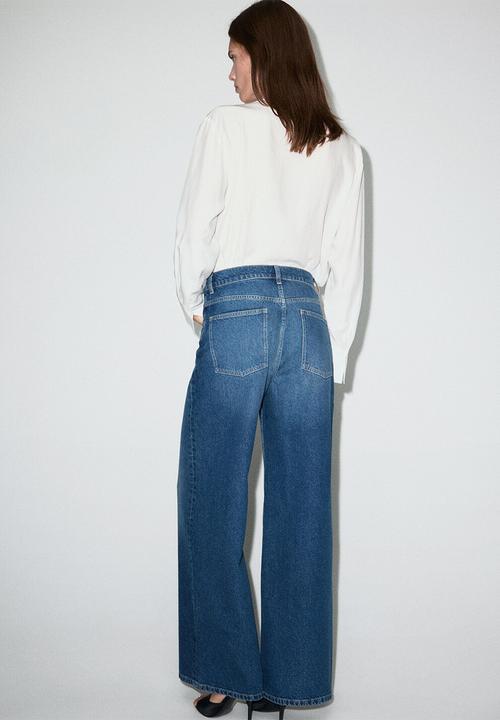 MANGO - Jeans malene - open blue