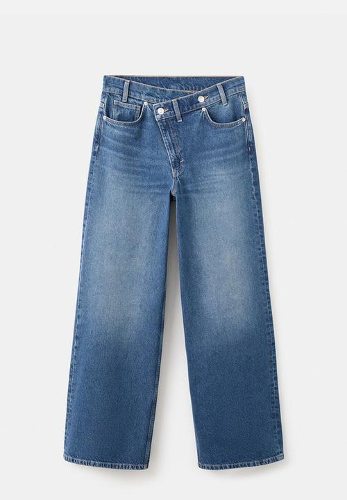 MANGO - Jeans malene - open blue