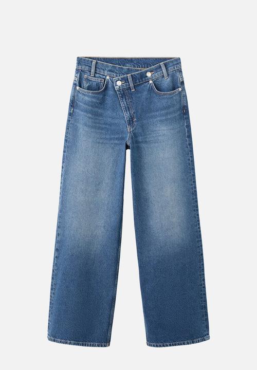 MANGO - Jeans malene - open blue