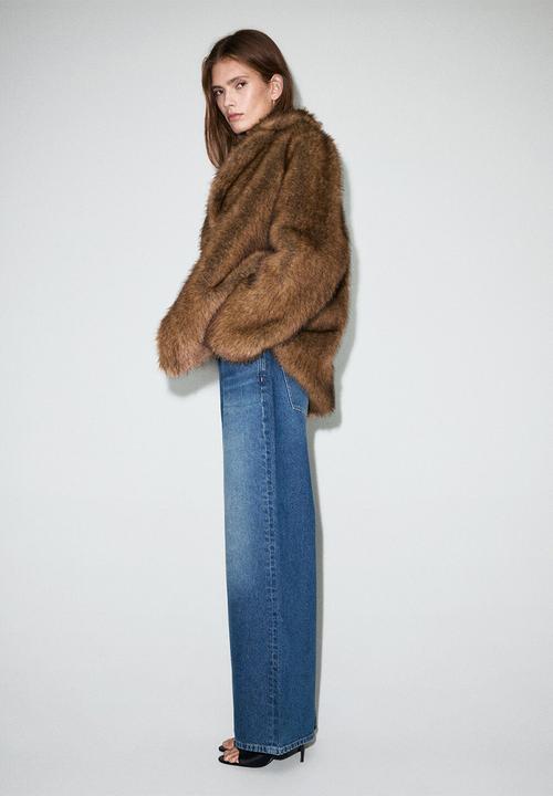MANGO - Jeans malene - open blue