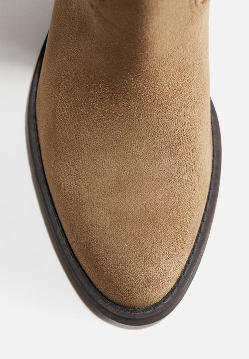 H&M - Knee-high cowboy boots - beige