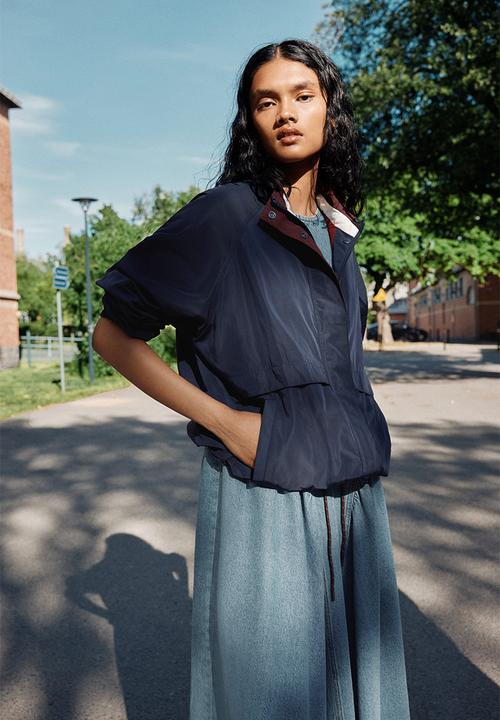 H&M - Windbreaker - navy blue