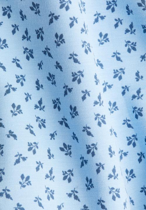 H&M - Pleated scuba skort - light blue floral
