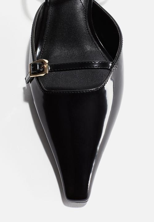 H&M - Pointed heeled sandals - black