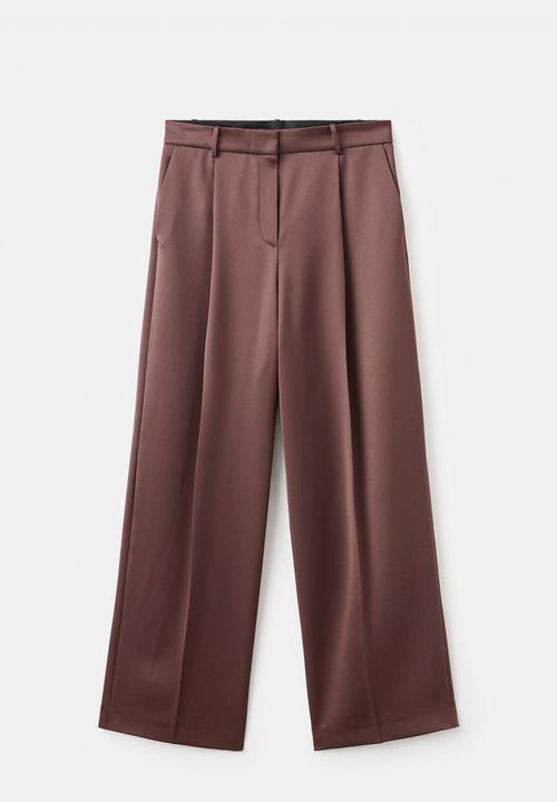 MANGO - Trousers gilda - brown