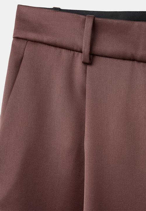 MANGO - Trousers gilda - brown